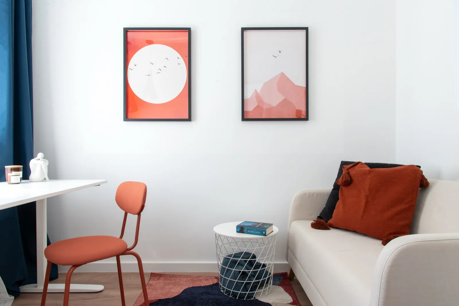Dining nook in the living room