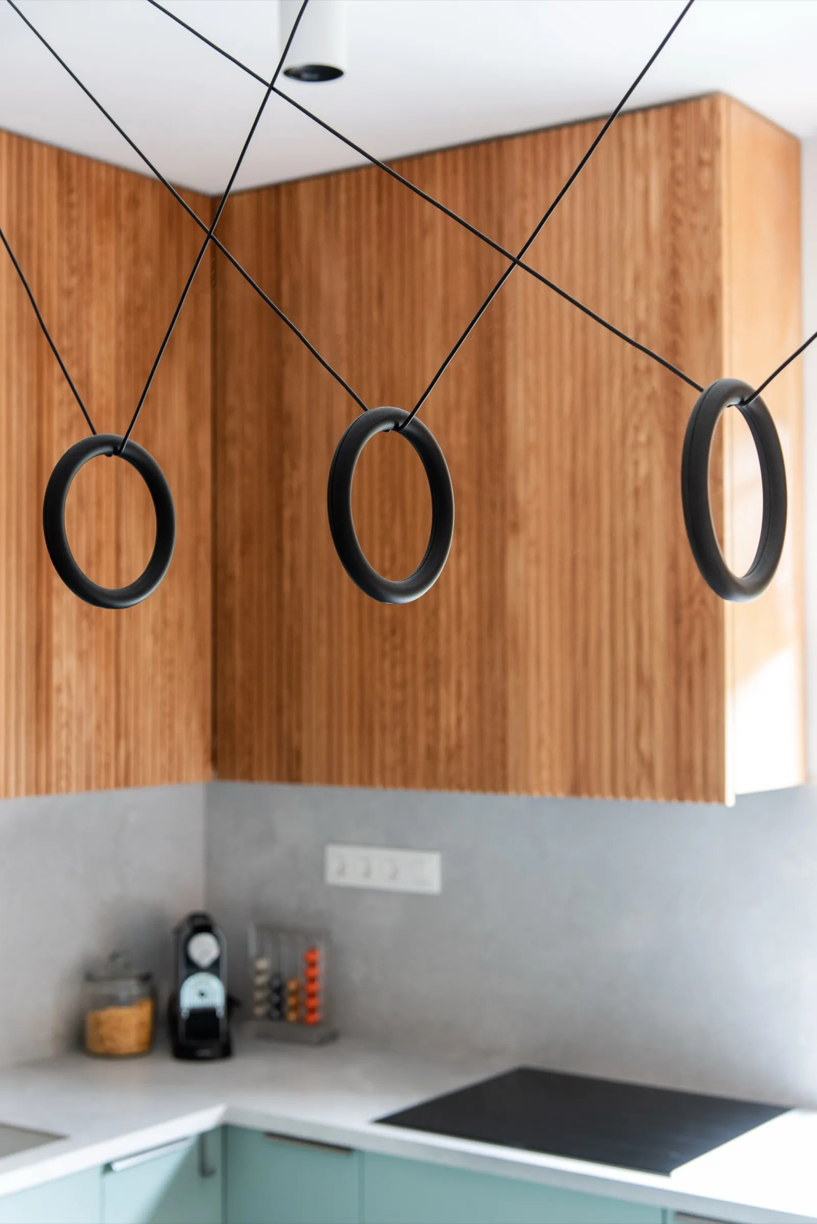 Living room with the inspiring painting