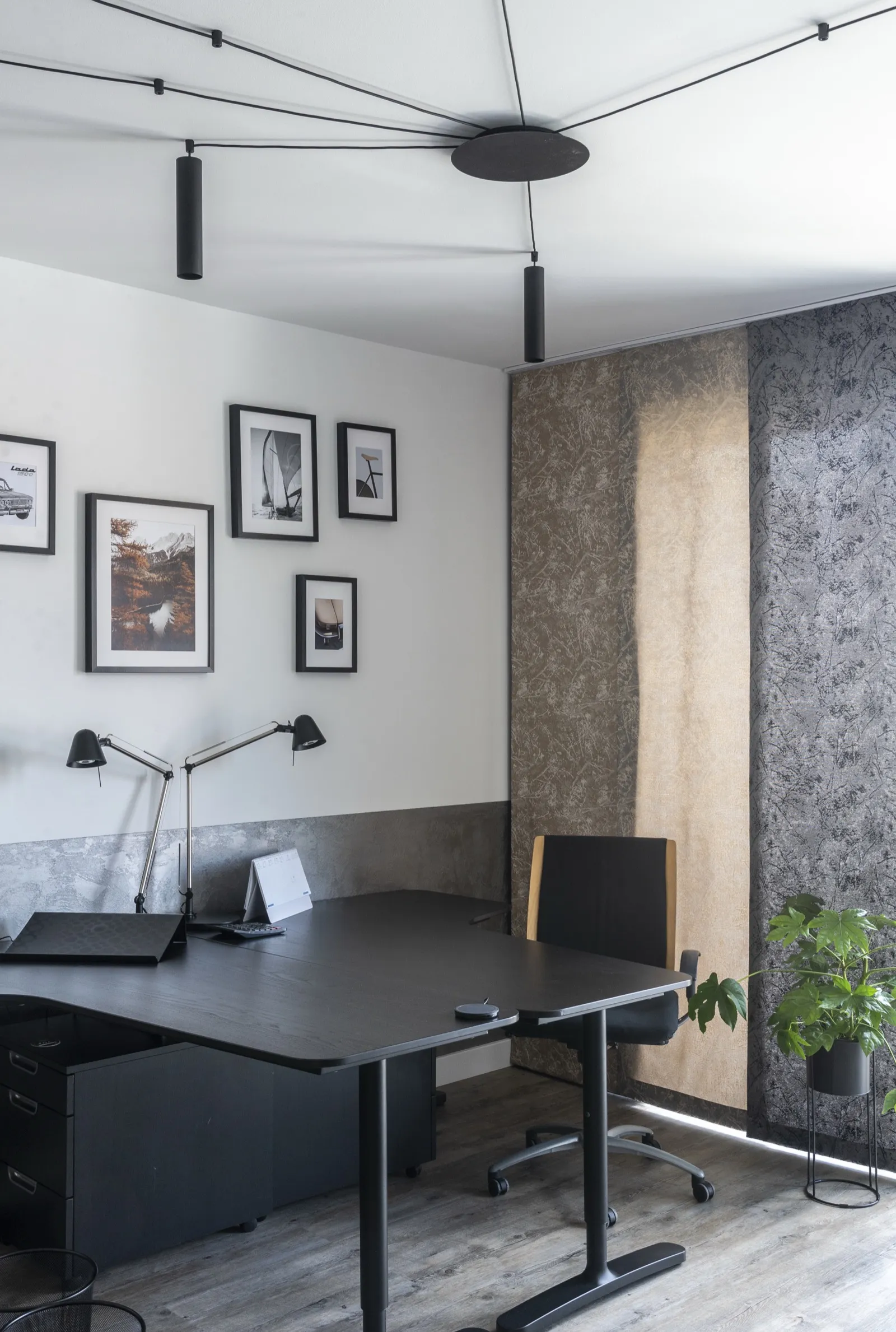 Laser-cut branch divider elements