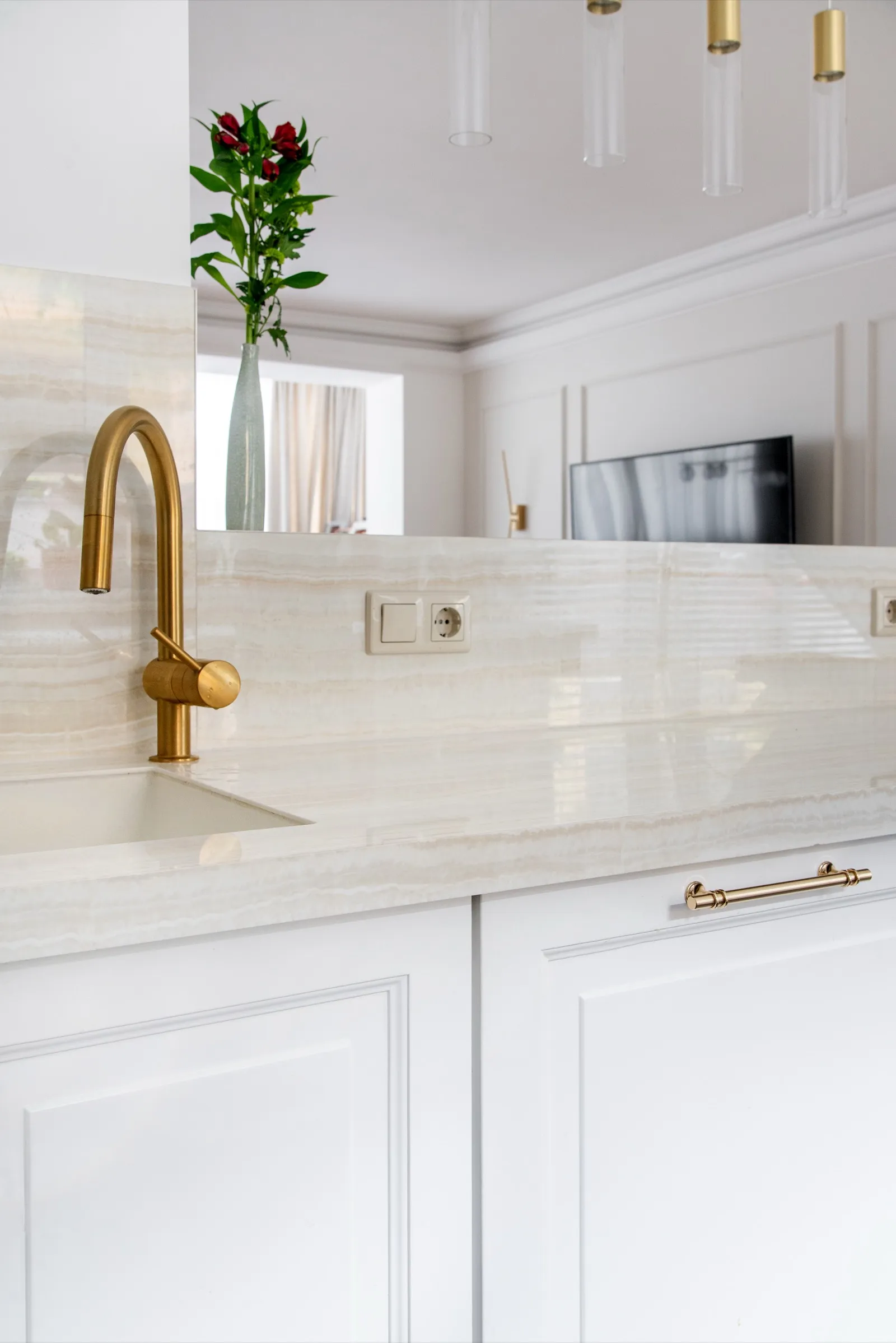 Warm, inviting living space