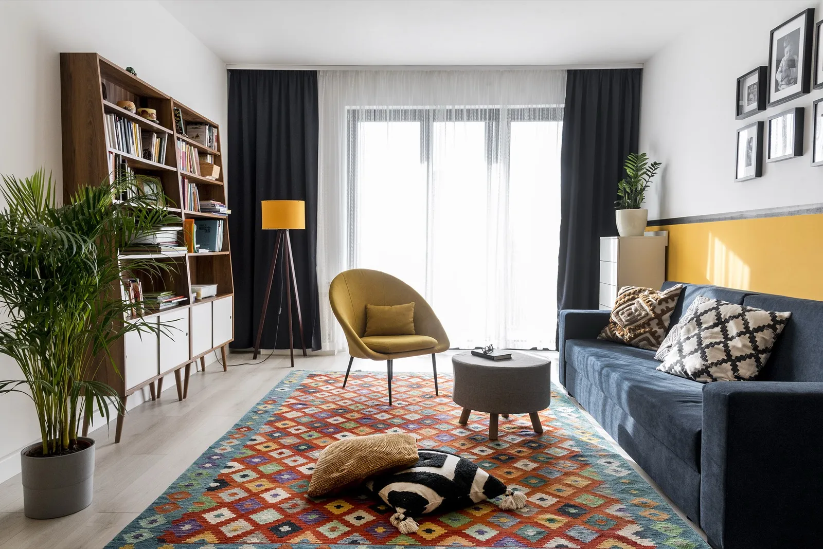 Walnut bookshelf inspired by a storybook