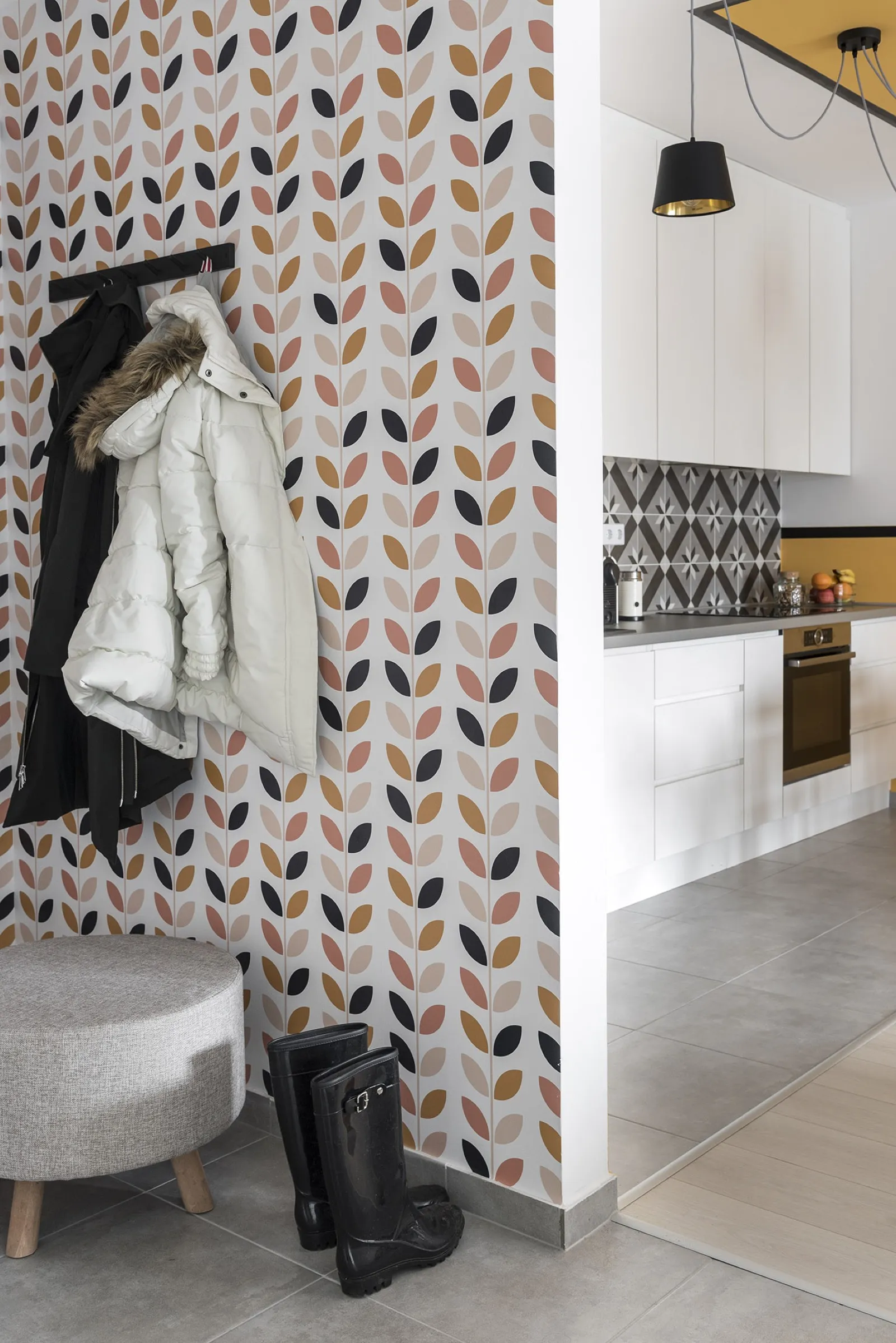 Children's room with warm morning light