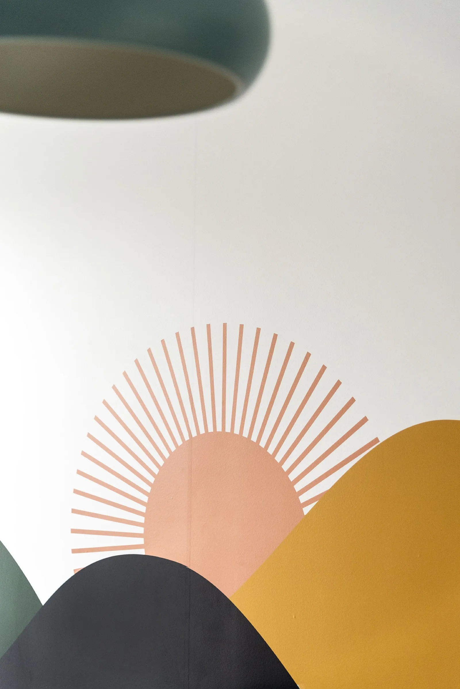 Living room full view with colour harmony