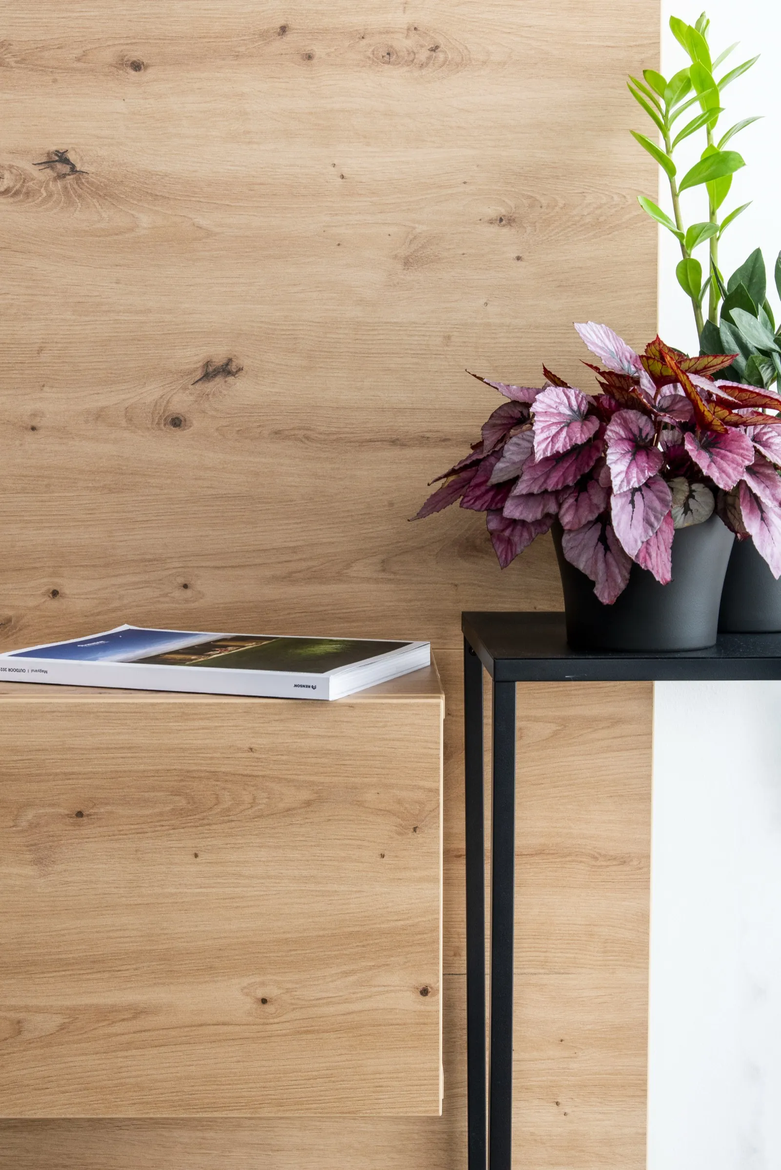 Oak floor flowing through the home