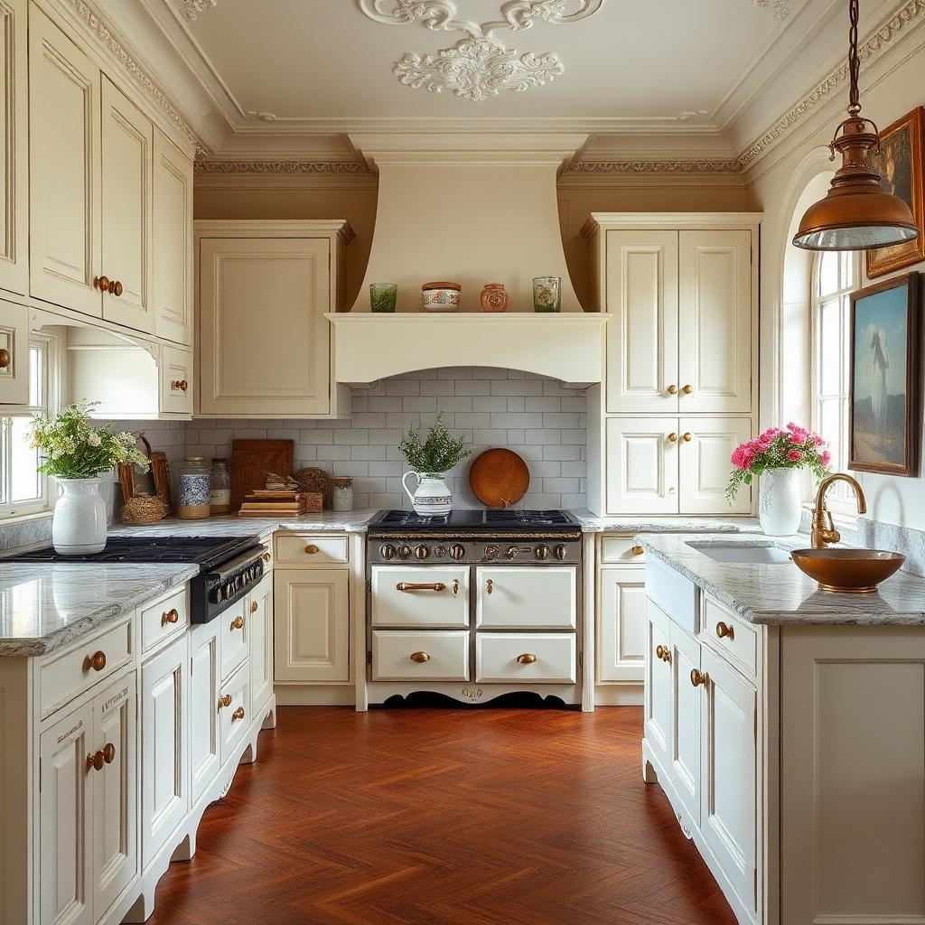 Vintage kitchen with classic charm